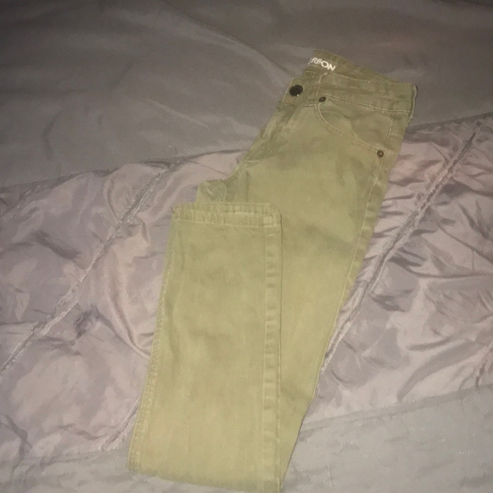Olive green men pants